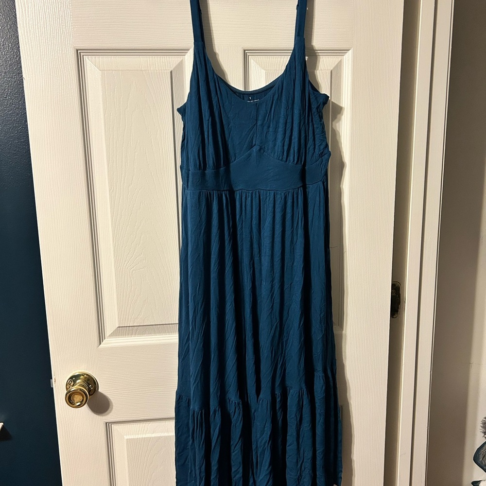 Blue Sleeveless Maxi Dress - torrid
